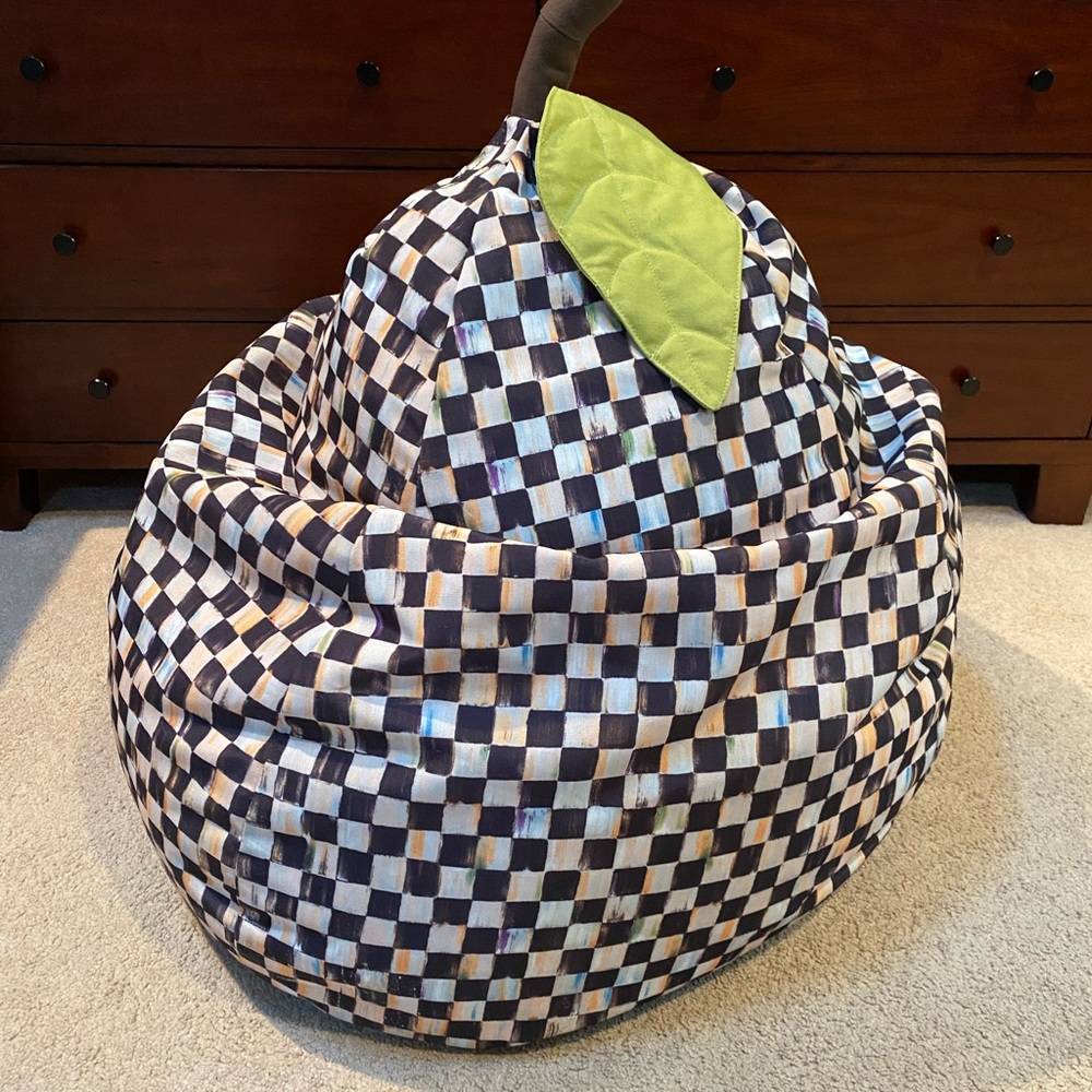 Mackenzie Childs plush bean bag